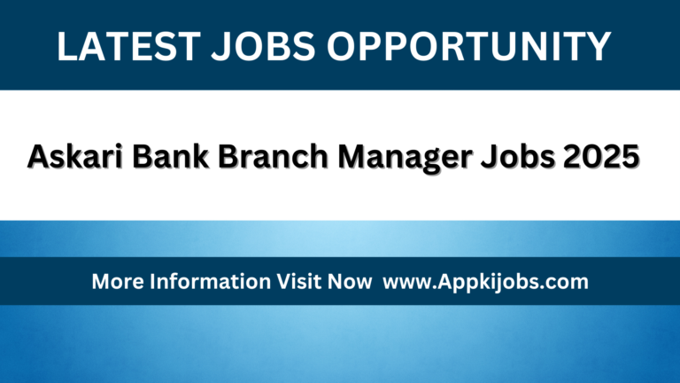 Askari Bank Branch Manager Jobs 2025