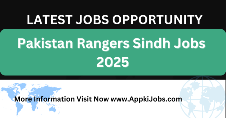 Pakistan Rangers Sindh Jobs 2025