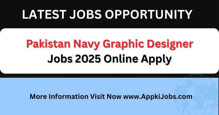 Pakistan Navy Graphic Designer Jobs 2025
