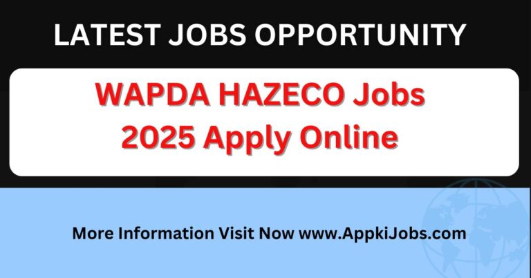 WAPDA HAZECO Jobs 2025 Apply Online