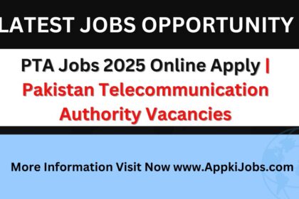 PTA Jobs 2025 Online Apply