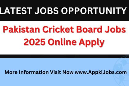 Pakistan Cricket Board Jobs 2025