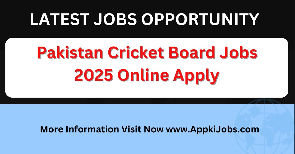 Pakistan Cricket Board Jobs 2025