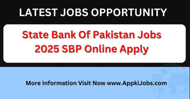 State Bank Of Pakistan Jobs 2025
