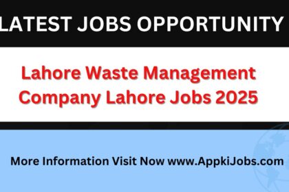 Lahore Waste Management Company Lahore Jobs 2025