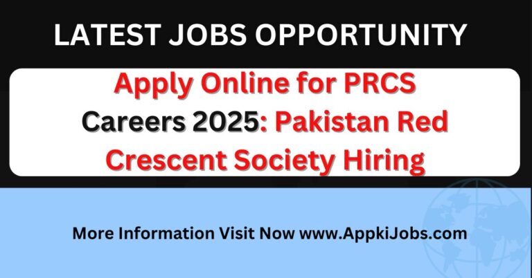 Apply Online for PRCS Careers 2025