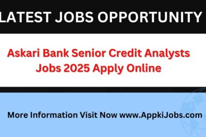 Askari Bank Senior Credit Analysts Jobs 2025