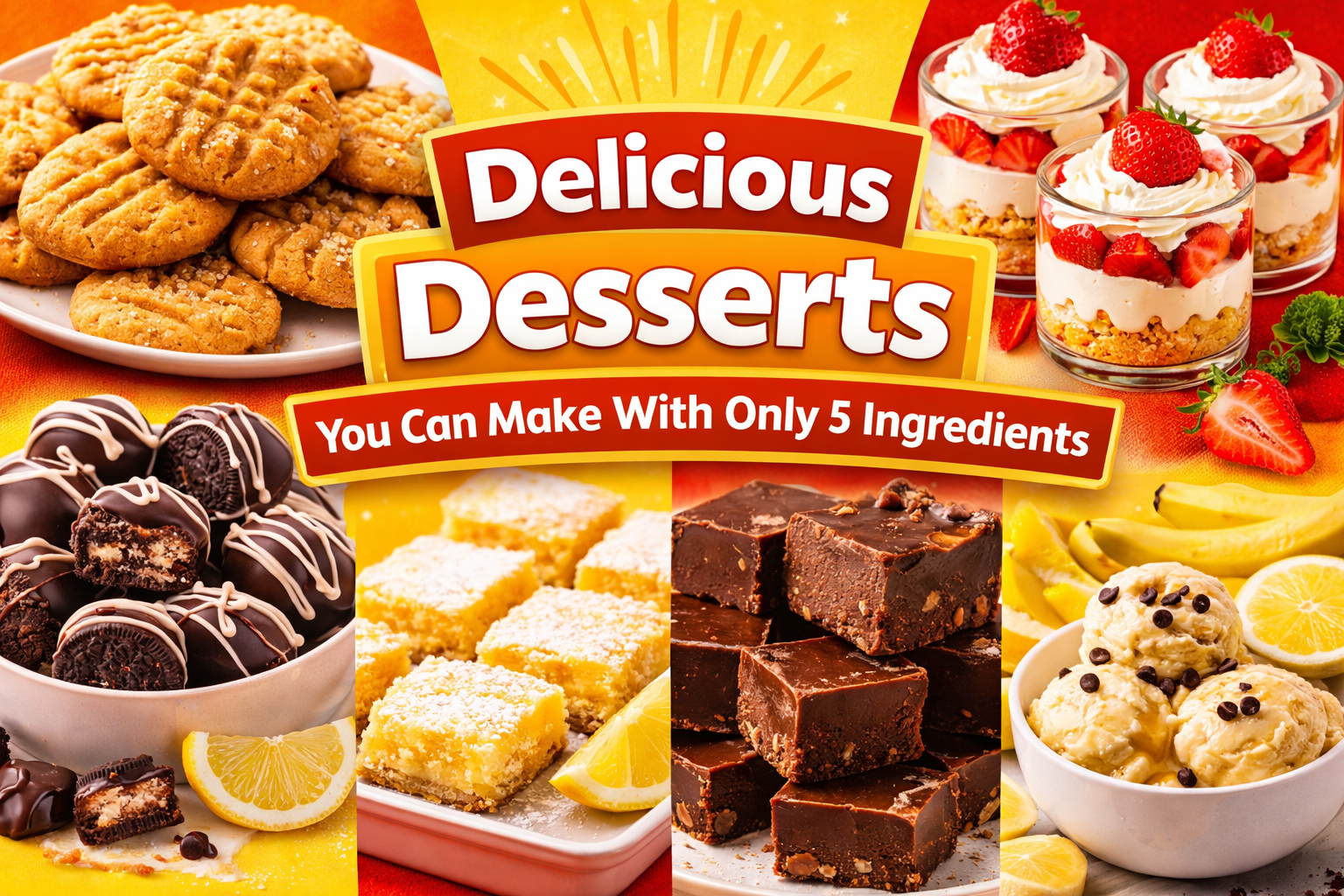 Delicious Desserts You Can Make With Only 5 Ingredients