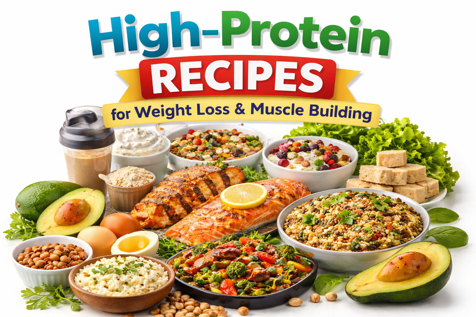 High-Protein Recipes for Weight Loss and Muscle Building